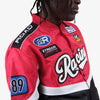 Copper Rivet Racing Nylon Patched Jacket (Red)