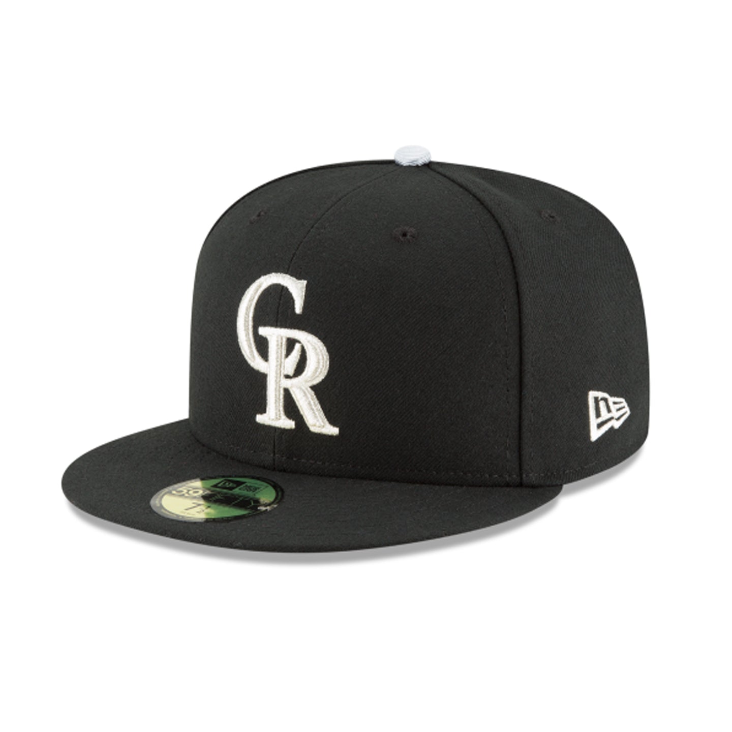 Men's New Era Royal Colorado Rockies Logo White 59FIFTY Fitted Hat