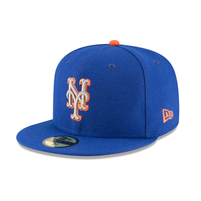 New York Mets New Era Logo White 59FIFTY Fitted Hat - Sky Blue