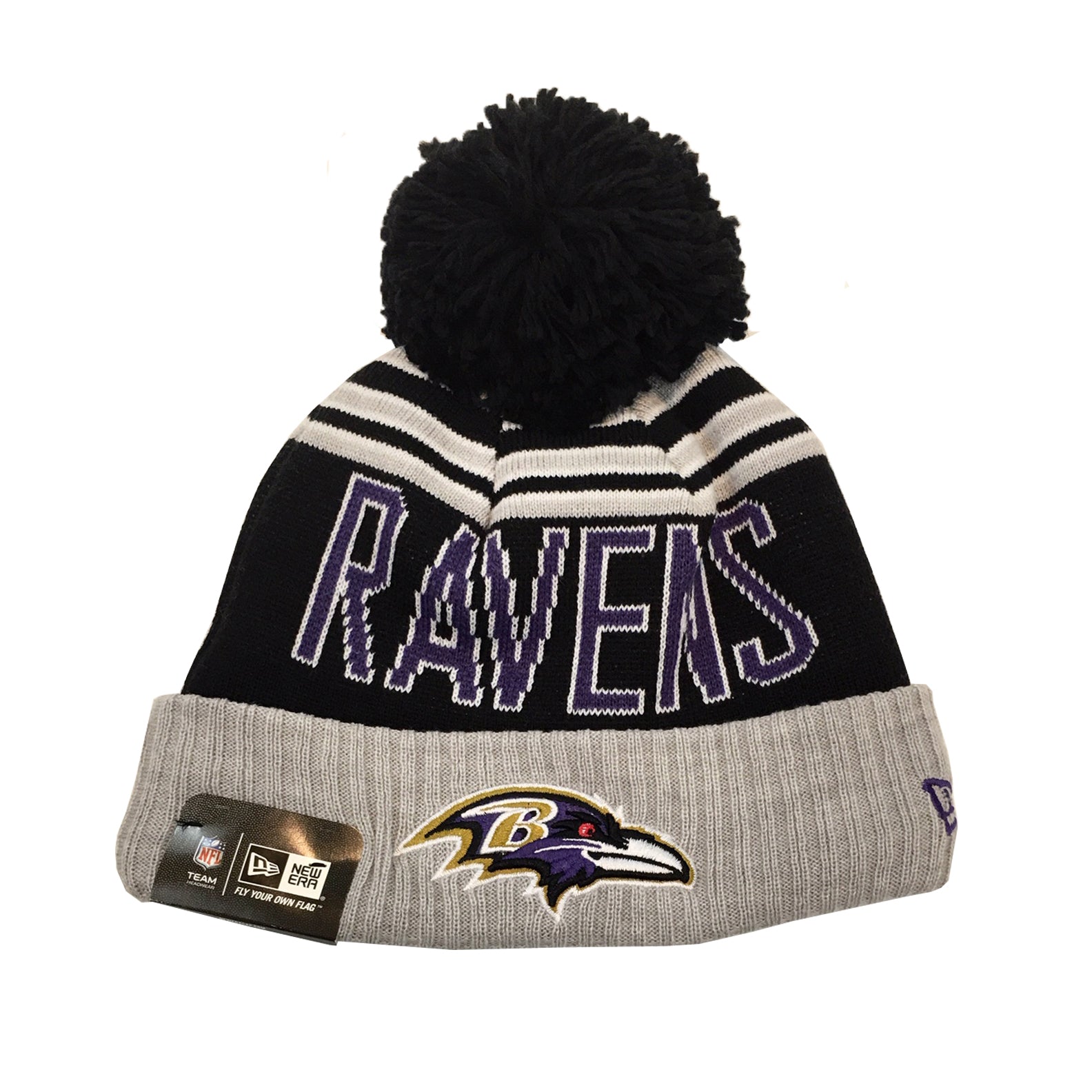 NEW ERA NFL Baltimore Ravens On Field Sport Knit Beanie