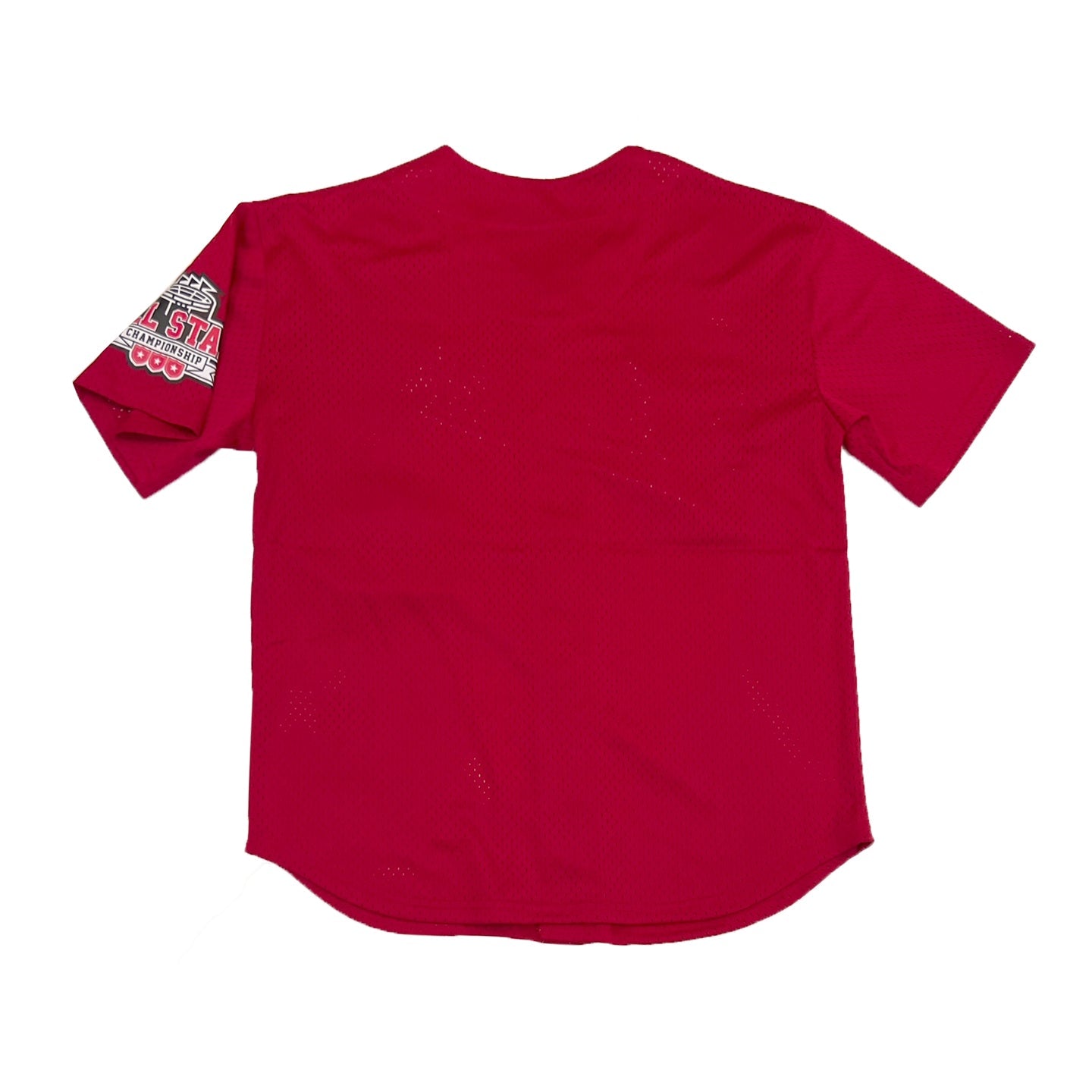 Copper Rivet Worldwide Mesh Baseball Jersey (Red)