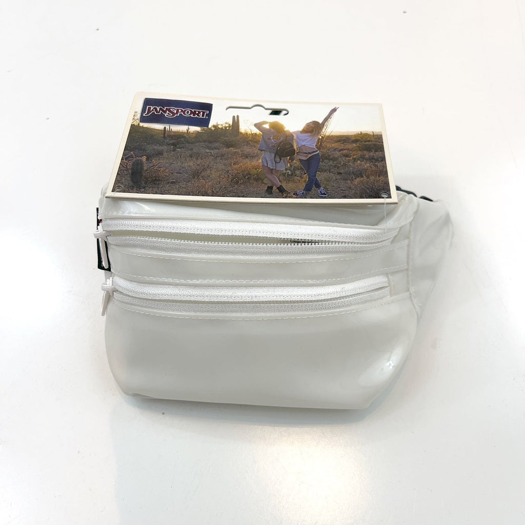 Jansport Hippyland Translucent White Fanny Pack